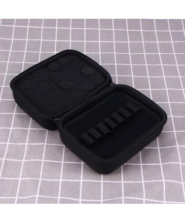 Exceart Essential Oil Carrying Case - Portable Travel Lipstick Bottle Holder Bag in Blue & Black | Ideal for Essential Oils & Makeup - Buy Online on GoSupps.com