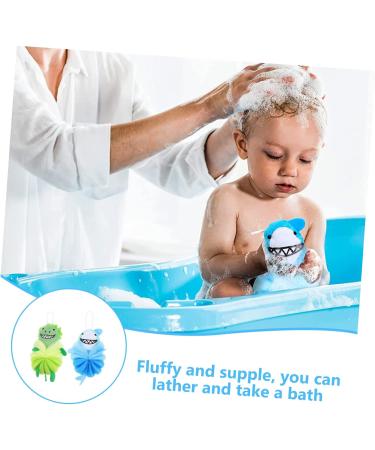 Ipetboom 6 Pcs Baby Loofah Bath Sponge - Kids Exfoliating Gloves for Gentle Bathing & Cleaning - Ideal Child Bath Products - Buy Online on GoSupps.com