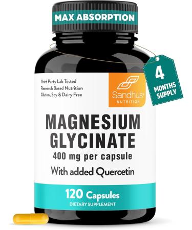Sandhu's Vitamin D3 K2 10000 IU Bundle with Zinc Quercetin & Magnesium Glycinate Capsules (120 Count Each) | for Men & Women - Buy Online on GoSupps.com