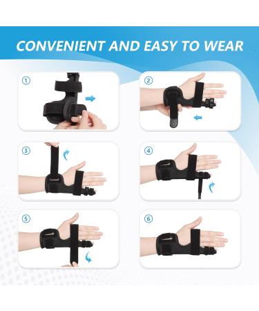 Joingood Adjustable Finger Rail for Boxer Fractures & Tendonal Inflammation - Small Pinky Support for Left & Right Hand - Buy Online on GoSupps.com