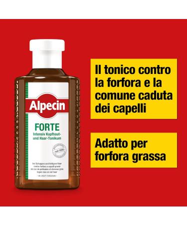  Alpecin Alpecin FORTE 3 x 200 ml - The tonic against dandruff and common hair loss - Buy Online on GoSupps.com