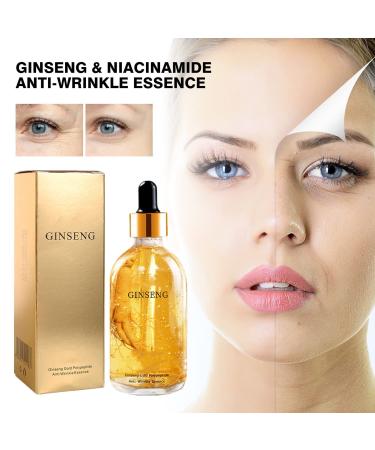 Ginseng Polypeptide Anti-Ageing Wrinkle Essence Ginseng Gold Polypeptide Anti-Ageing Serum Ginseng Extract Liquid Korean Ginseng Anti Aging Essential Oil Reduces Wrinkles Improves Sagging - Buy Online on GoSupps.com