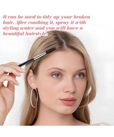 6-Piece Eyelash & Eyebrow Brush Set with Container - Perfect for Powder & Gel Application - Buy Online on GoSupps.com
