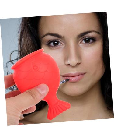 OHPHCALL 5pcs Lip Lip Plumper Treatment Red Suction Silicone Lip Plumping Device 8.2x6cmx5pcs Redx5pcs - Buy Online on GoSupps.com