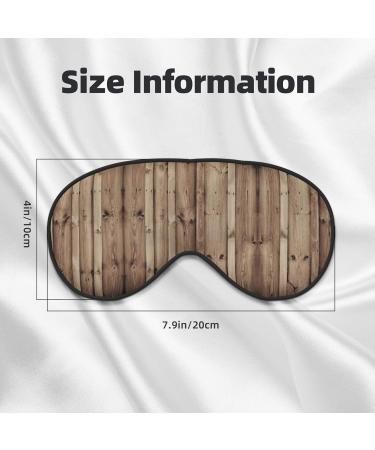 Wood Grain Print Unisex Sleep Eye Mask | Soft Comfort Eye Shade for Travel Yoga & Shift Work - Shop Now - Buy Online on GoSupps.com
