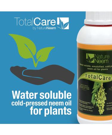 NatureNeem TotalCare Water soluble Neem oil - Cold Pressed - 1 Litre - 100% Natural Certified Organic - Buy Online on GoSupps.com