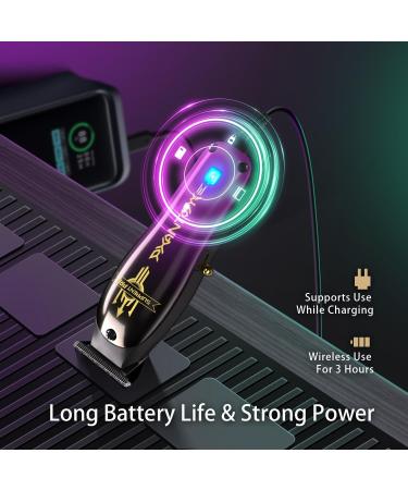SUPRENT Hair Clippers Men Cordless Beard Trimmer Professional Clippers 6000RPM T-Blade Trimmer with Ceramic Blade Precision Outlining Trimmer DIY Customizable - Buy Online on GoSupps.com