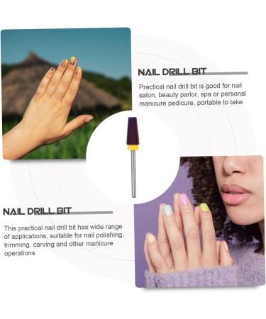 Ipetboom Nail Bits cuticle nail drill bit hard drill Accessories Tungsten steel nail manicure supplies cuticle drill bits nail clippers carbide drill bit Acrylic alloy Nail flakes - Buy Online on GoSupps.com