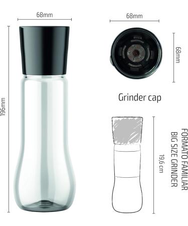 Dani Smoked Sea Salt with Grinder 450 g 1 Unit - Buy Online on GoSupps.com