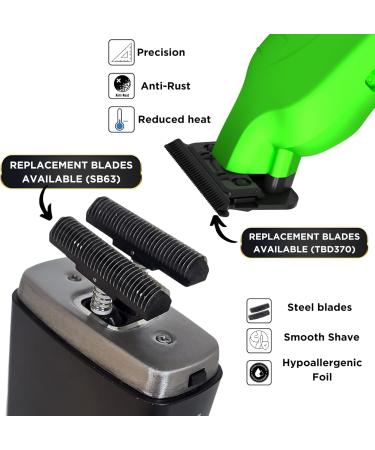 Buy Supreme Trimmer Vader & Crunch Foil Shaver Kit | Professional DLC T-Blade Beard Trimmer ST3778 & Waterproof IPX6 Shaver | International Shipping Available - Buy Online on GoSupps.com