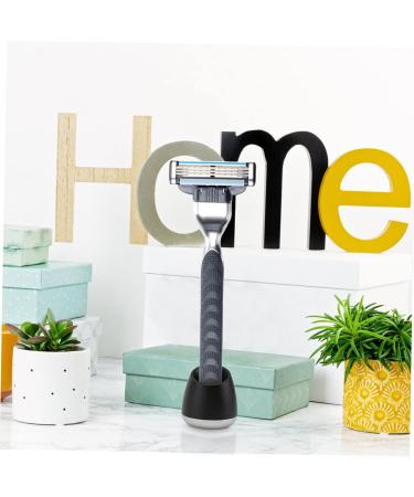 Premium Aluminum Shaver Stand for Men | Razor & Brush Holder | Perfect Shaving Accessories | International Shipping Available - Buy Online on GoSupps.com