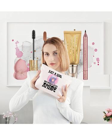 Levlo Anime Makeup Bag - Perfect Gift for Anime Lovers | Cartoon Cosmetic Bag for Women - Buy Online on GoSupps.com