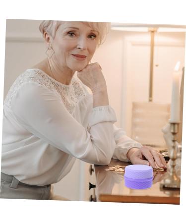 FOMIYES 3 Sets Cream Box Empty Container Airless Pump Jar Cream Jar with Sealed Lid Face Cream Pot Travel Container for Cream Body Butter Jar Vacation Silica Gel Filling Purple Storage Box - Buy Online on GoSupps.com