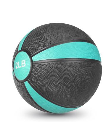 JBM Medicine Ball Slam Ball 2lbs 4lbs 6lbs 8lbs 10lbs 12lbs 15lbs Workouts / Exercise Strength Training Cardio Exercise Plyometric Blue - 2LB Medicine Balls