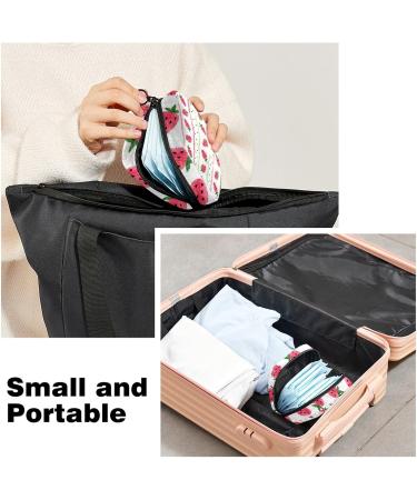 Sanitary Napkin Storage Bag - Portable Period Pouch for Women & Teen Girls | Menstrual Cup & Nursing Pad Holder - Multicolor - Buy Online on GoSupps.com