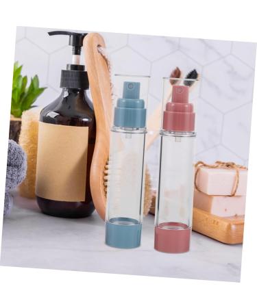 Kisangel 2pi ces Flacon Pompe Et Vaporisateur Transparent Sans Air Pour Cr me Cosm tique Format Voyage Rechargeable Pour Fond De Teint Shampoing - Buy Online on GoSupps.com