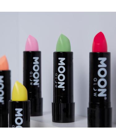 Moon Glow Neon UV Lipstick - Bright Pastel Colors that Illuminate Under UV Light | 5 Piece Set - Buy Online on GoSupps.com