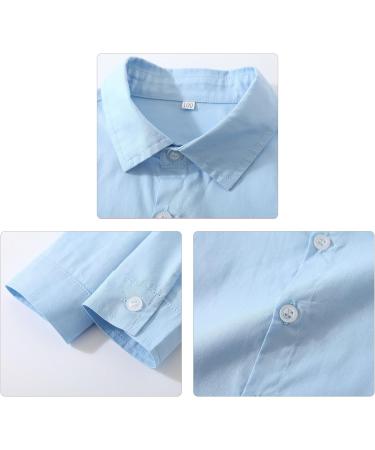 Volunboy Baby Boys Gentleman Suit 4pcs Set | Formal Waistcoat Outfit with Wedding Shirts, Vest, and Bow Tie | Blue, 3-4 Years - Buy Online on GoSupps.com