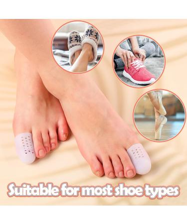 Nuanchu Toe Protectors 2 Pairs Big Protector with Holes Breathable Caps Soft Covers Pain Relief Support Guard Cushions for Missing Ingrown Hammer Toenail Corns Men Women Use Colors M Multicoloured - Buy Online on GoSupps.com