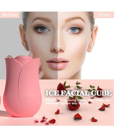Buy Pink Ice Roller for Face - Cryo Cube Skincare Tool for Puffiness Pore Shrinking & Skin Firming - International Shipping Available - Buy Online on GoSupps.com