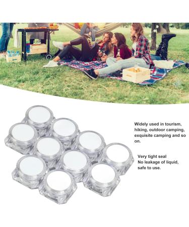 Travel Jars Lotion Container Plastic Compact Portable Cosmetic Sample Emptyf or Storing Creams Lotions Cosmetics Lip Balms Lip Glosses - Buy Online on GoSupps.com