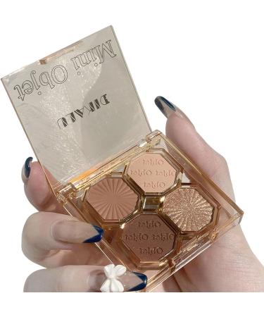 XGZ Eyeshadow Makeup Shimmer Glitter Eye Shadow Long Lasting Self-Adhesive Eye Shadow Neutral Cosmetic Eye Shadow 4 Colors - Buy Online on GoSupps.com