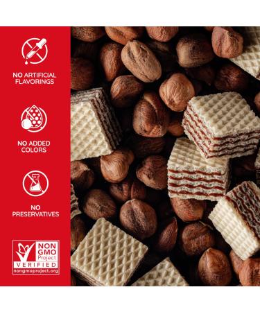 Quadratini Hazelnut 250g x6 - 8.82 Ounce (Pack of 6) | Deliciously Crunchy Hazelnut Flavored Snack - Buy Online on GoSupps.com