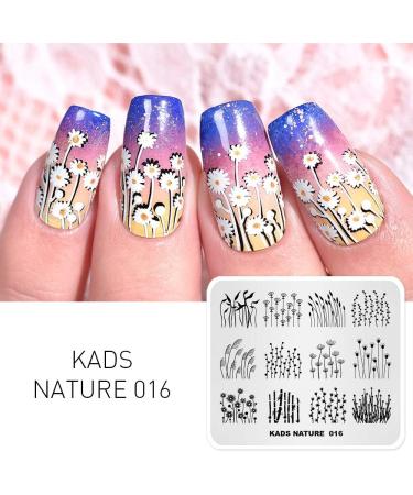 KADS 4pcs Nail Art Stamping Plates - Star & Animal Chinese Style Nature Designs for DIY Nail Art - Buy Online on GoSupps.com