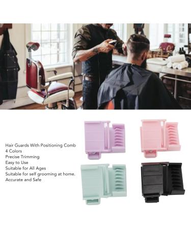 Hair Clipper Guards 4 Colors Professional Clipper Guards Set Removing Split Ends Hair Guards with Positioning Comb Easy to Use Hair Clipper Guards Accessories for Home Use - Buy Online on GoSupps.com