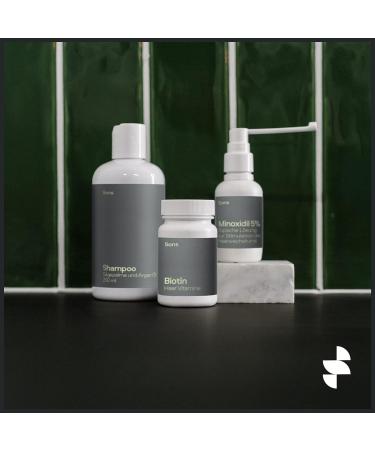 Sons Complete Hair Loss Treatment - Minoxidil 5%, Biotin & DHT Blocking Shampoo - Men's Hair Growth Solution - Promotes Regrowth - 1 Month Supply - Buy Online on GoSupps.com
