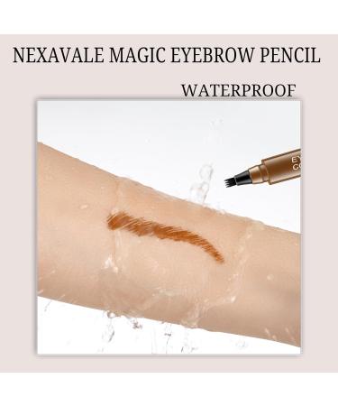4Pcs Nexavale Eyebrow Pencil Nexavale Magic Eyebrow Pencil 2024 New Magic Eyebrow Pencil Nexavale (Red Brown) - Buy Online on GoSupps.com
