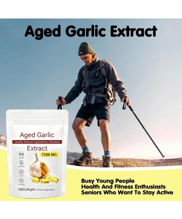 Aged Garlic Extract - 7500mg Odorless (150) - Buy Online on GoSupps.com