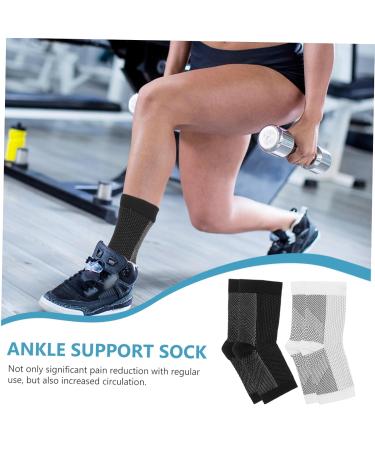Toddmomy Ankle Socks - 4 Pairs Compression Sports Socks for Adults | Comfortable Foot Care & Mountaineering Socks - Unisex Running & Protective Stocking - Buy Online on GoSupps.com