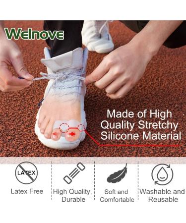 Soft Gel Toe Separators & Spacers 3 Pairs - Bunion Corrector & Pain Relief for Hallux Valgus, Hammer Toes, Calluses - Small Size - Buy Online on GoSupps.com