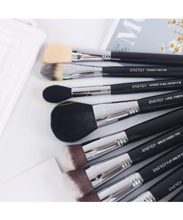 ENERGY Tapered Highlighter Brush F35 - Vegan Makeup Tool for Cheekbone Highlighting, Bronzer, and Blush - Buy Online on GoSupps.com