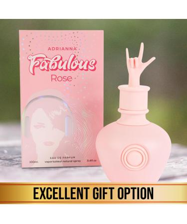 Adrianna Fabulous Rose Spray Perfume - Eau De Parfum for Women - 3.4 fl.oz - Buy Online on GoSupps.com