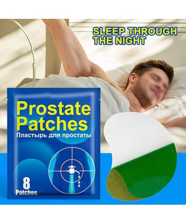 8pcs Large Male Prostatic Patches - Skin-Friendly, Non-Woven Material for Prostate Health and Reduced Bladder Issues - Buy Online on GoSupps.com