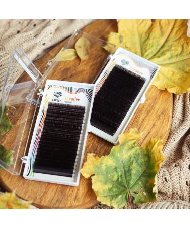 Lovely Brown Individual Eyelashes for Professional Extensions | 20 Rows C D & L Bend | Strength 0.07 & 0.10 - Buy Online on GoSupps.com