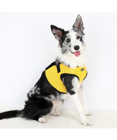 Puppia Dog Harness for Small & Medium Dogs - Soft Vest in Various Colors | Atanizzen Puppy Dishes in Yellow - Buy Online on GoSupps.com