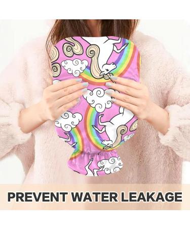 Unicorn Rainbow Cloud Heat Bottle | 1L BPA-Free Warming Bag for Pain Relief & Hot Cold Therapy - Buy Online on GoSupps.com