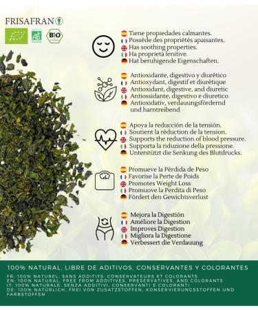 FRISAFRAN | Organic Gunpowder Mint Green Tea in Bulk 200g | Antioxidant | Japanese green tea | Digestive | good health | refreshing drink - Buy Online on GoSupps.com