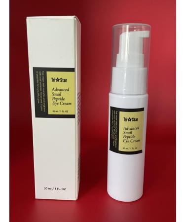 Tristar Advanced Snail Peptide Eye Cream Anti-Wrinkle Anti-Aging Dark Circle Removing Brightening Night Cream 73.7% Snail Mucin - 30ml / 1FL Oz 1 Count