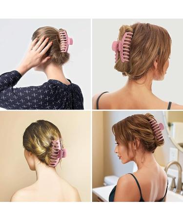 Hair Clips Hair Accessories Hair Clip Spray Paint Seamless Clip Frosted PS Material Clip Rectangular Claw Clip Shark Clip Hair Accessories (8PCS-H) (Color : 8pcs e) - Buy Online on GoSupps.com