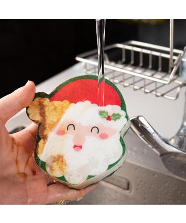 Christmas Themed Cleaning Pad Multipurpose and Pattern 4 - Buy Online on GoSupps.com