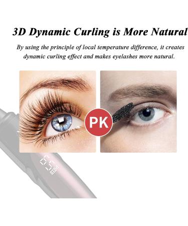 SJJ Heated Eyelash Curler - USB Rechargeable Electric Curler with Temperature Control - Buy Online on GoSupps.com