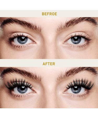 D-16mm Cluster Lashes | 72 Soft Wispy Clusters for DIY Eyelash Extensions at Home - B&Q - Buy Online on GoSupps.com