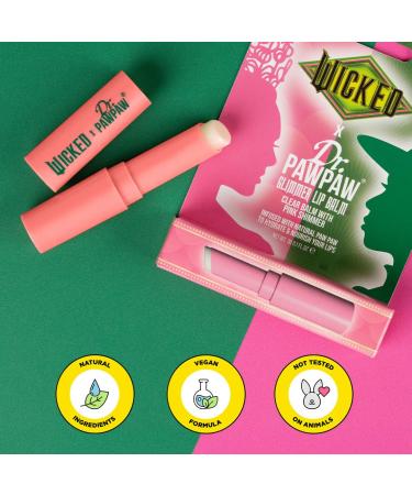 Dr. PawPaw Wicked Glimmer Lip Balm - Moisturizing Shimmer Tinted Lip Balm for Women - Vegan Nourishing Hydrating - 0.1 oz (Pack of 2) - Buy Online on GoSupps.com