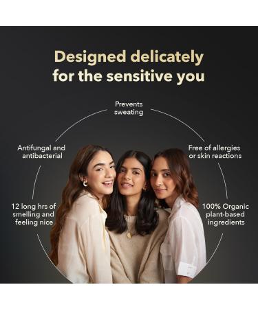 Solid Natural Body Perfume For Sensitive Areas Underarms Inner Thigh Knee & Bikini Area For Women - Buy Online on GoSupps.com