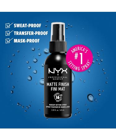 NYX Long Lasting Matte Makeup Setting Spray - Perfect Finish & All-Day Hold - Buy Online on GoSupps.com