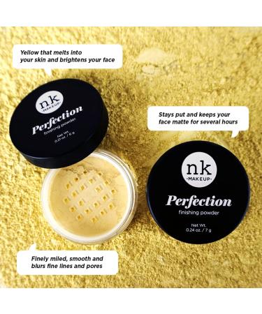 Buy Nicka K Makeup Perfection Finishing Powder - Banana Color NFP04 | .21 oz | Best for Flawless Finish | International Shipping Available - Buy Online on GoSupps.com